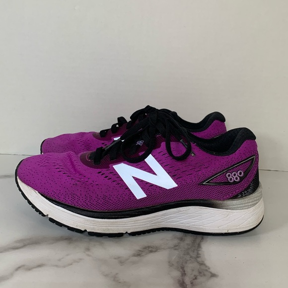 New Balance Girl’s 880v9 Voltage Violet YP880VV Sz 5.5 - Picture 2 of 6